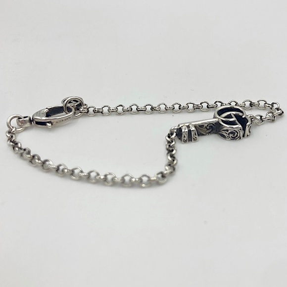 GUCCI UNISEX DOUBLE G KEY ARABESQUE BRACELET - Picture 7 of 15